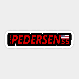 BENJAMIN PEDERSEN 55 Sticker